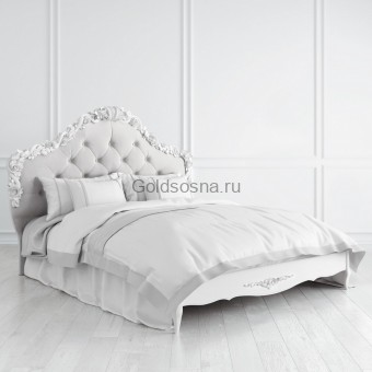 Кровать двуспальная Silvery Rome S416 с мягким изголовьем