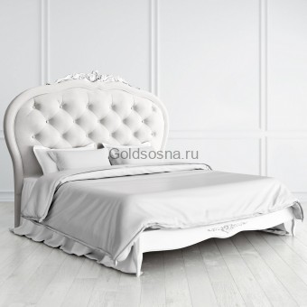 Кровать двуспальная Silvery Rome S516D/S518D с мягким изголовьем