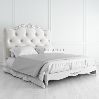 Кровать двуспальная Silvery Rome S718D