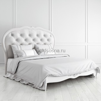 Кровать двуспальная Silvery Rome S516/S518 с мягким изголовьем