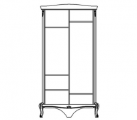 Шкаф для одежды Мокко ММ-316-01/02Б