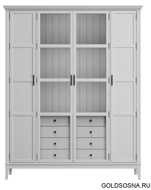 Шкаф для книг Квадро-С 422Ф/04