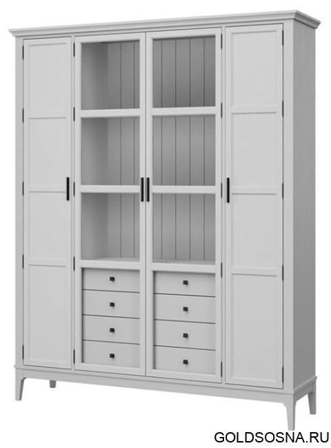 Шкаф для книг Квадро-С 422Ф/04