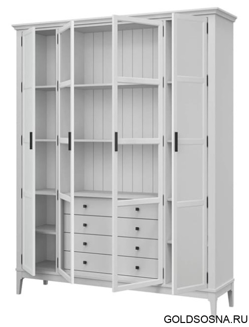 Шкаф для книг Квадро-С 422Ф/04