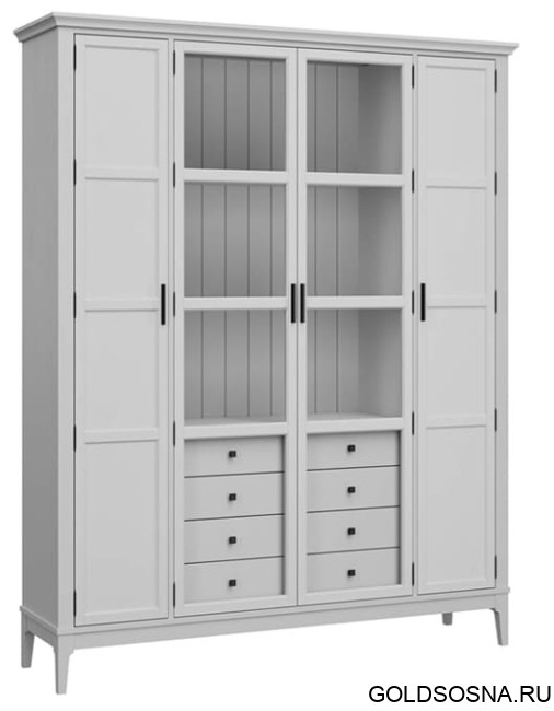 Шкаф для книг Квадро-С 422Ф/04