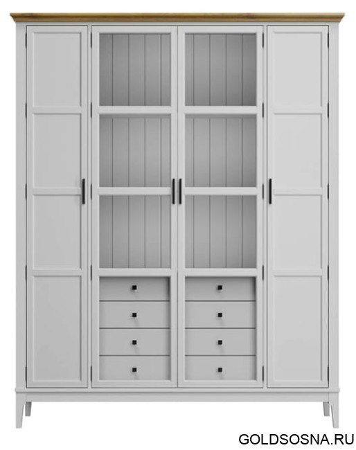 Шкаф для книг Квадро-С 422Ф/04