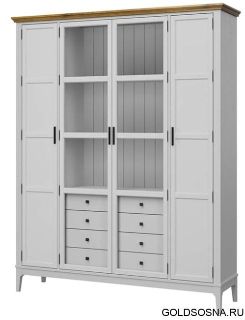 Шкаф для книг Квадро-С 422Ф/04