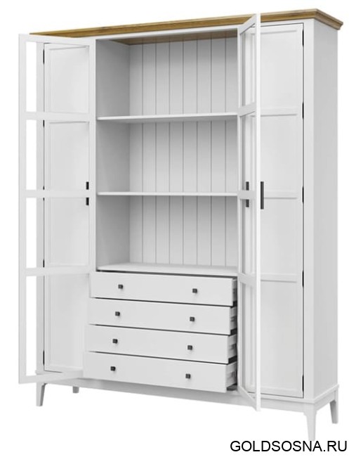 Шкаф для книг Квадро-С 422Ф/04