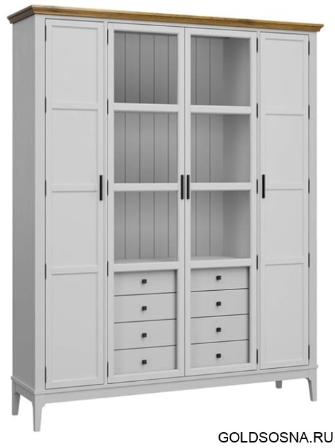 Шкаф для книг Квадро-С 422Ф/04