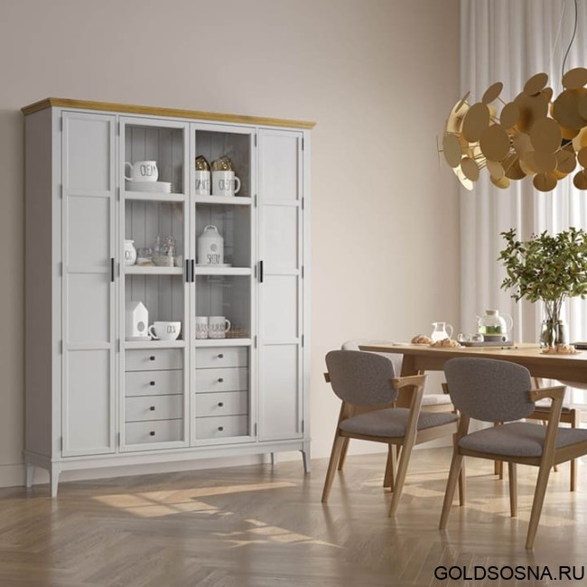 Шкаф для книг Квадро-С 422Ф/04