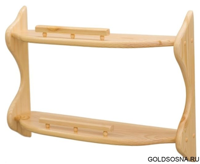 Полка прямая 2-ая (без балясин)