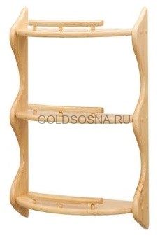 Полка прямая 3-ая (без балясин)