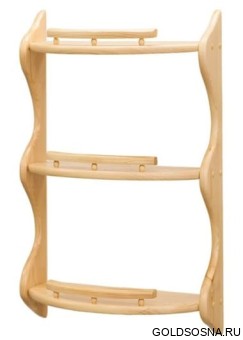 Полка прямая 3-ая (без балясин) Полка прямая 3-ая (без балясин)