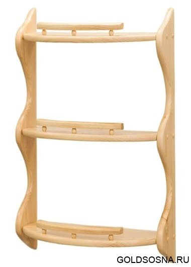 Полка прямая 3-ая (без балясин)