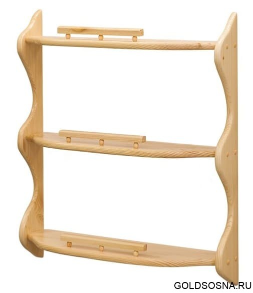 Полка прямая 3-ая (без балясин)