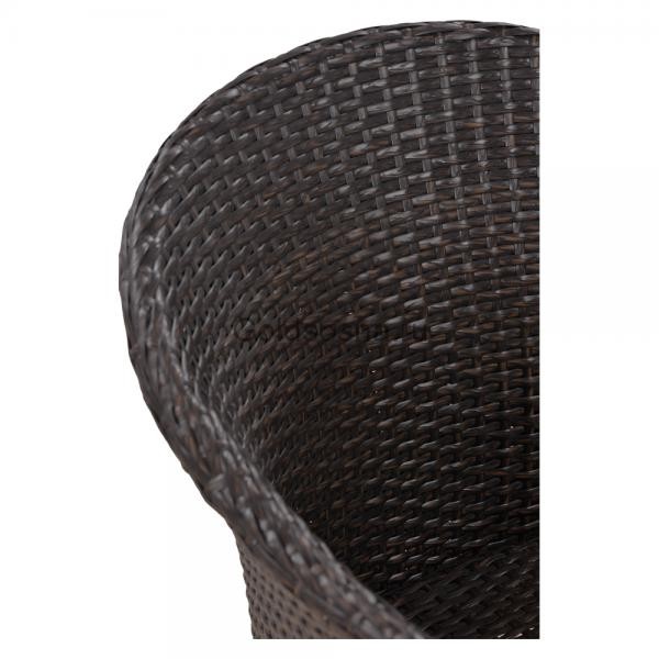 Плетеное кресло из искусственного ротанга Y137C-W53 Brown