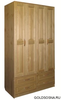 Шкаф гармошка с ящиками Герман 4