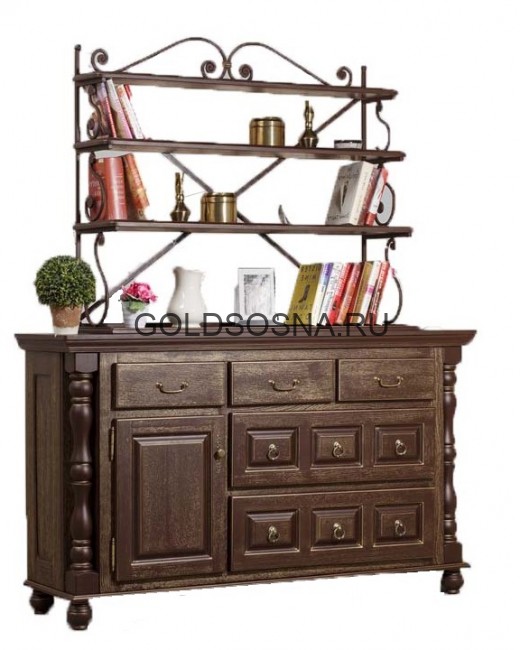 Комод Валенсия с кованой граверсой 2-2