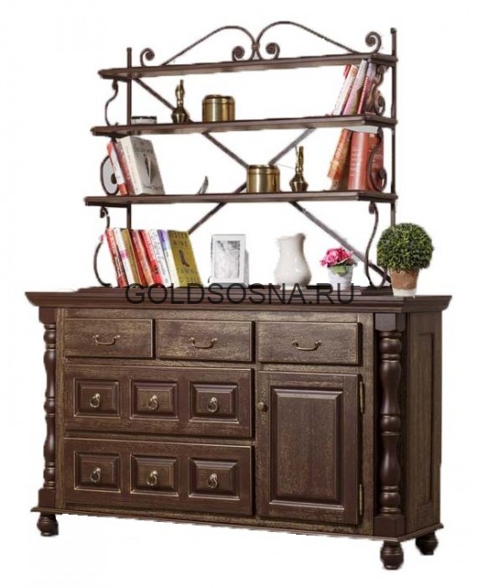 Комод Валенсия с кованой граверсой 2-2