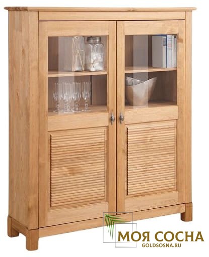 Шкаф для посуды Рауна 20 (бейц/масло) Шкаф для посуды Рауна 20 (бейц/масло)