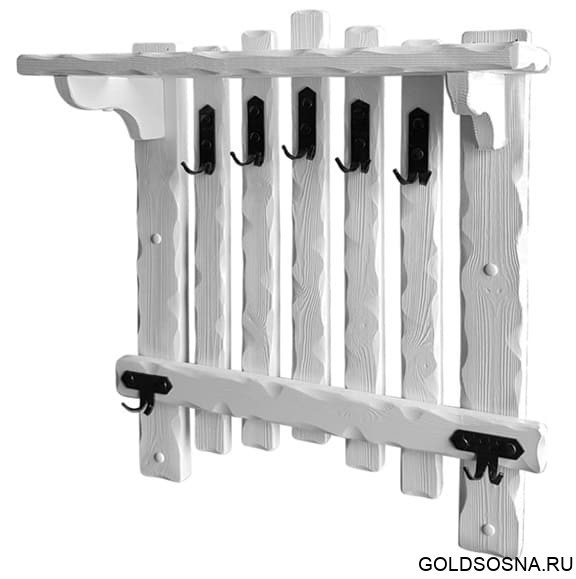 Вешалка настенная Добряк 1 с элементами ковки Вешалка настенная Добряк 1 с элементами ковки