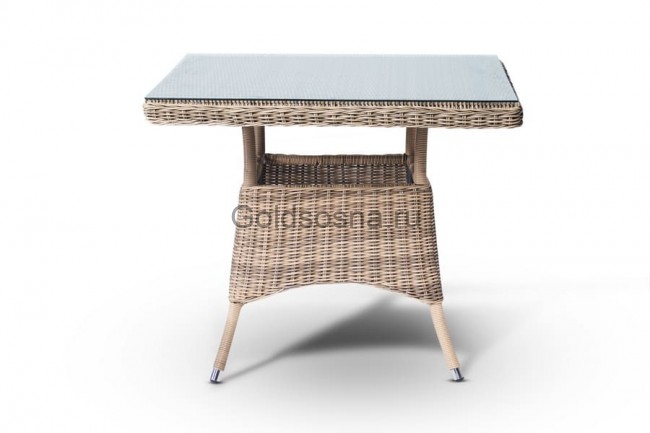 Стол Айриш, соломенный 900х900