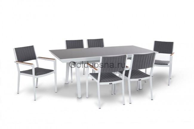 Обеденный стол Монтелло из алюминия