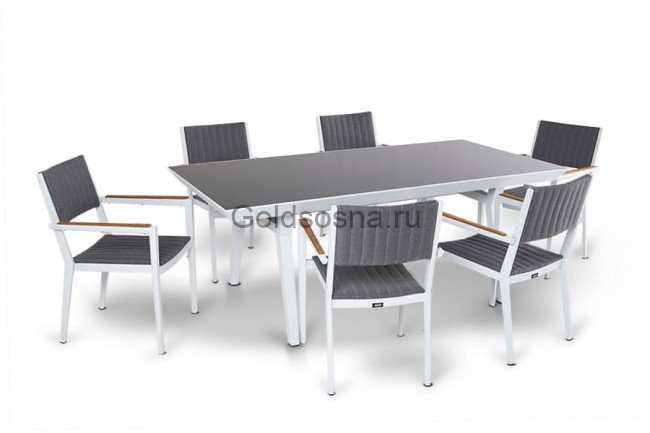 Обеденный стол Монтелло из алюминия