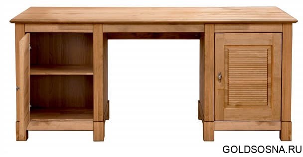 Стол письменный Рауна 20 2-х тумбовый (бейц/масло)