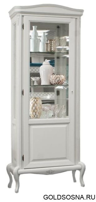 Шкаф с витриной Мокко ММ-306-01