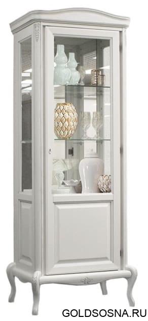 Шкаф с витриной Мокко ММ-306-01