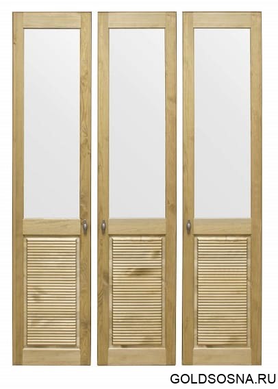 Комплект дверей к стеллажу Рауна 30 (бейц/масло)