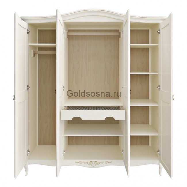 Шкаф четырехдверный Silvery Rome Шкаф четырехдверный Silvery Rome