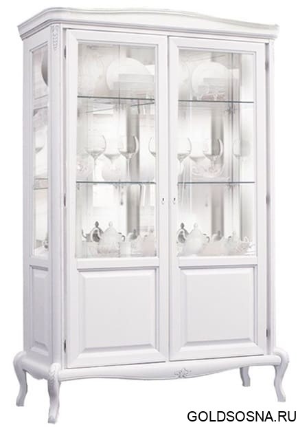 Шкаф с витриной Мокко ММ-306-02