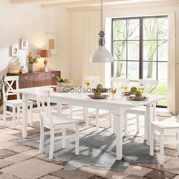 Стол обеденный Мадрид 140 со вставкой