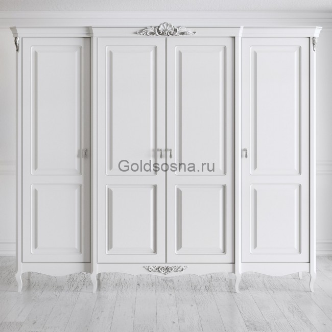 Шкаф четырехдверный Silvery Rome 2 Шкаф четырехдверный Silvery Rome 2