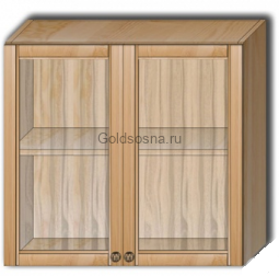 Шкаф навесной со стеклом Гретта 60 Шкаф навесной со стеклом Гретта 60