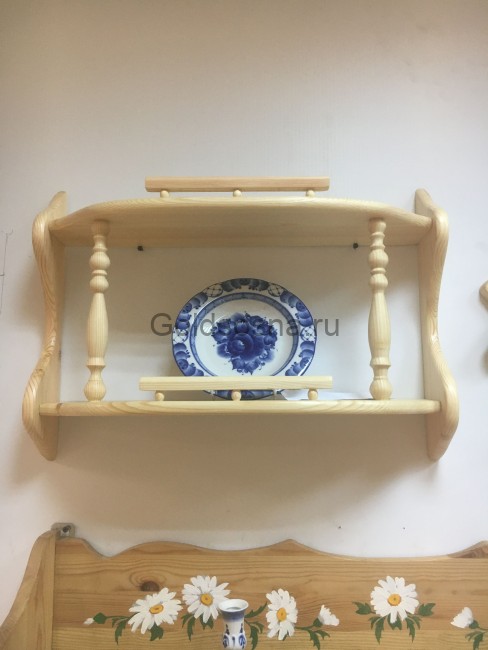 Полка прямая 2-ая (с балясинами) Полка прямая 2-ая (с балясинами)