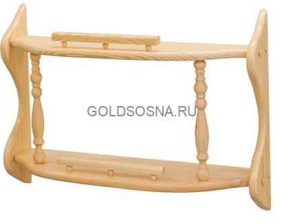 Полка прямая 2-ая (с балясинами) Полка прямая 2-ая (с балясинами)