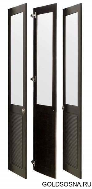 Комплект дверей к стеллажу Рауна 30 (колониал)