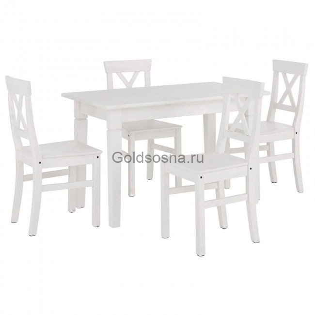 Стол обеденный Мадрид 160 со вставкой