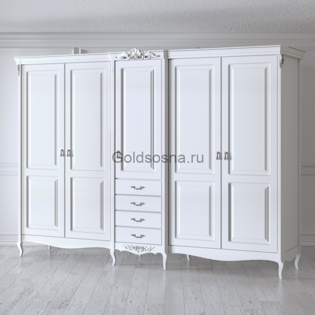 Шкаф пятидверный Silvery Rome Шкаф пятидверный Silvery Rome