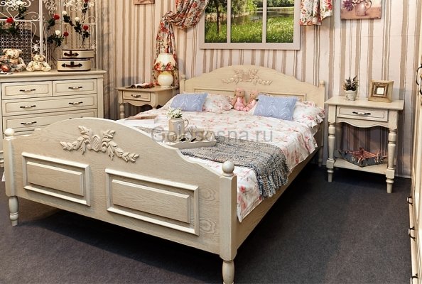 Кровать 2-х спальная Фиерта 3 - 02.1М с высокой ножной