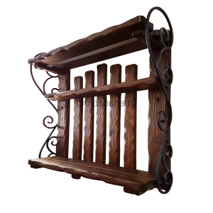 Полка Барин 1 с элементами ковки