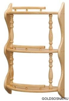 Полка прямая 3-ая (с балясинами) Полка прямая 3-ая (с балясинами)