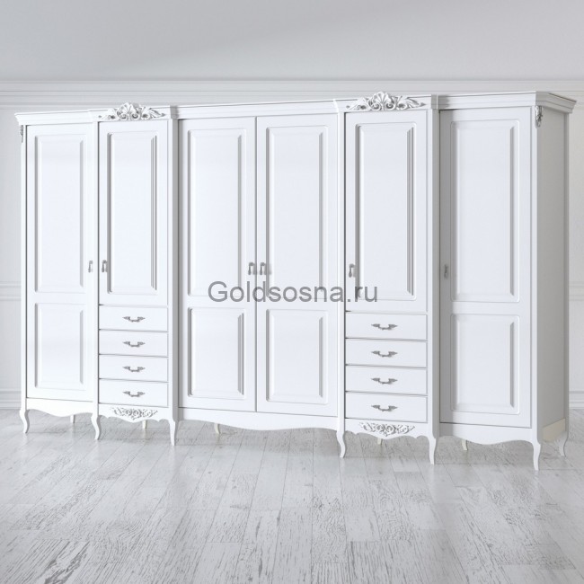 Шкаф шестидверный Silvery Rome Шкаф шестидверный Silvery Rome