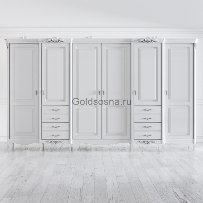 Шкаф шестидверный Silvery Rome Шкаф шестидверный Silvery Rome