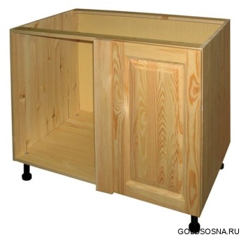 Шкаф-стол кухонный в угол 1 дв. лев./прав.