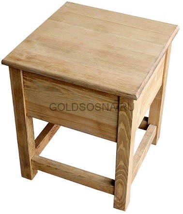 Табурет с ящиком без сердца Tabcoffre