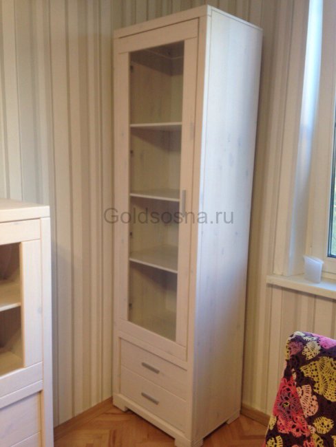 Витрина Мэдисон Д1151 (1 дверь, 2 ящика)